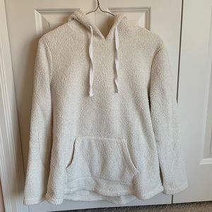 Cream Sherpa sweater
